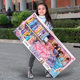 Simulation doll 2022 new suit oversized gift box dress Princess large Aisha Girl Toy