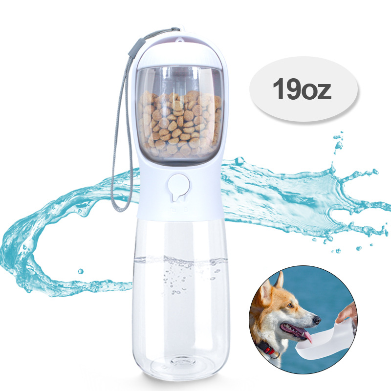 Pet Supplies Large Capacity Cat and Dog Portable Outdoor Two-in-One Drinking Food High Temperature Resistant Multifunctional Pet Water Cup
