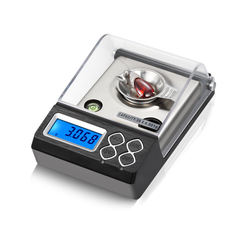 Electronic scale 0.001g precision Carat scale gold jewelry scale precision portable gram scale balance multi-purpose
