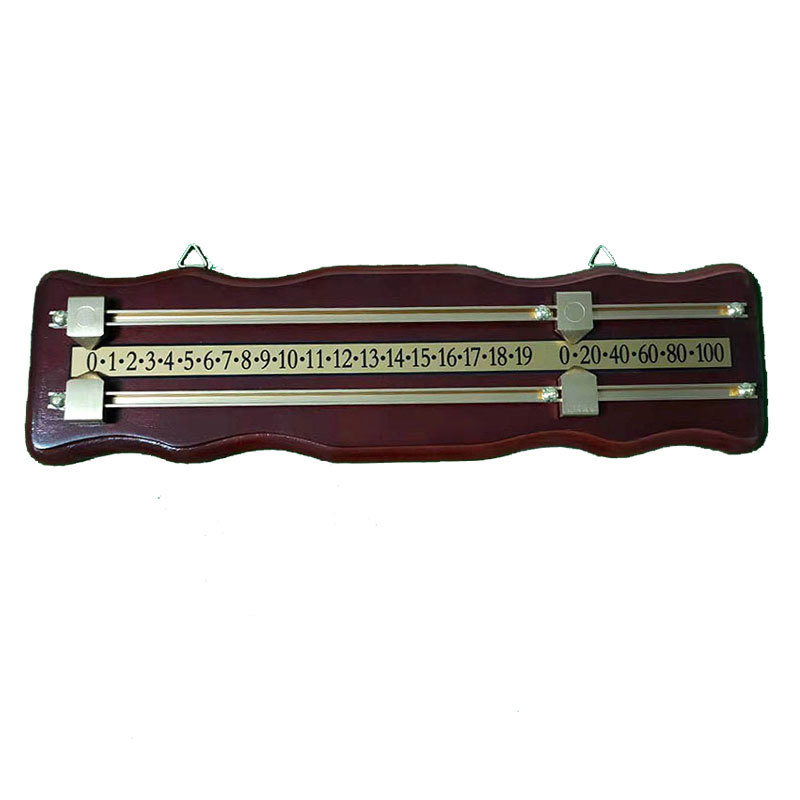 Billiards scoring device scoring Board scoring board high density board billiards integrator 2-track wave-shaped billiards scoring board