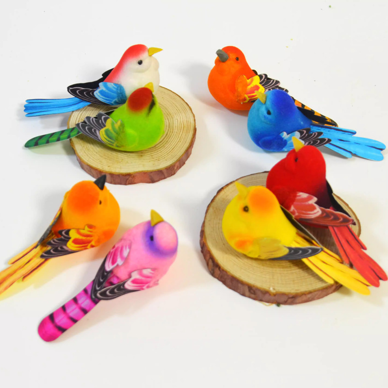 Simulation flocking bird simulation Bird Garden micro landscape decoration simulation animal