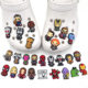 Marvel Series Croc Shoe Flower Detachable Shoe Flower Shoe Buckle PVC Shoe Flower Decorative Buckle