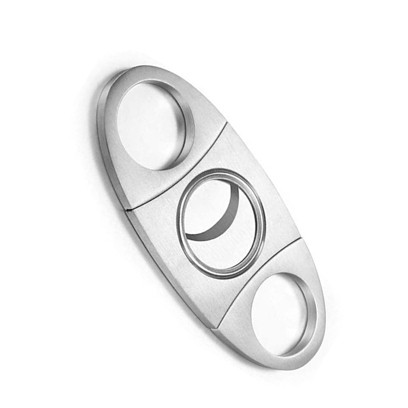 Stainless steel double-edged Cigar scissors modern simple Cigar scissors cigar cigarette cutter cigarette scissors