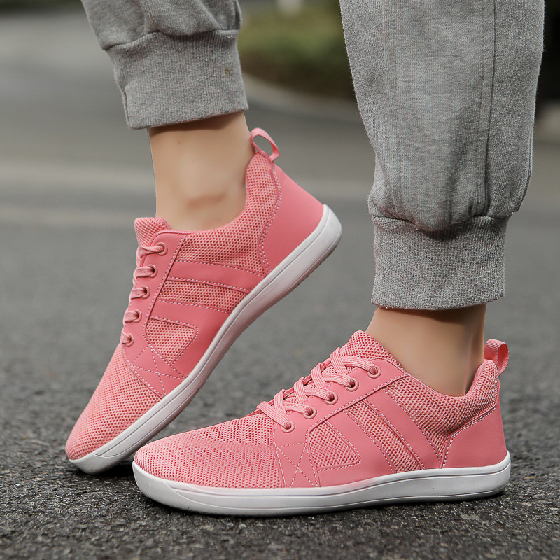 Non-Slip Barefoot Wide-toe Shoes Loose Sports Men's Shoes Casual Big Foot Shoes Hiking Wide Last Shoes plus size Couple's Wide Shoe