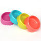 Pet Small Round Bowl Pet Plastic Single Bowl Dog Bowl Cat Bowl Plastic Bowl Drinking Bowl Pet Supplies