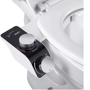 Cross-border simple installation of women's washer body cleaner does not use electricity intelligent toilet lid butt washer cold and hot double spray