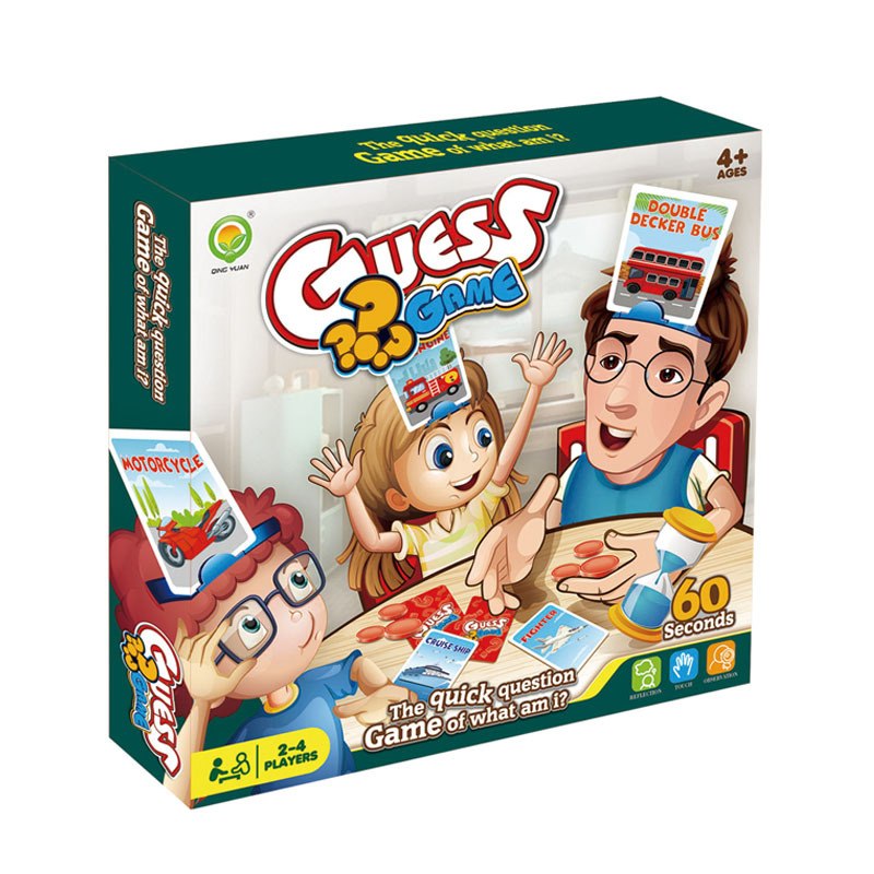 Children, you can draw me to guess what card I am. You said I can guess the action parent-child interactive game toy.