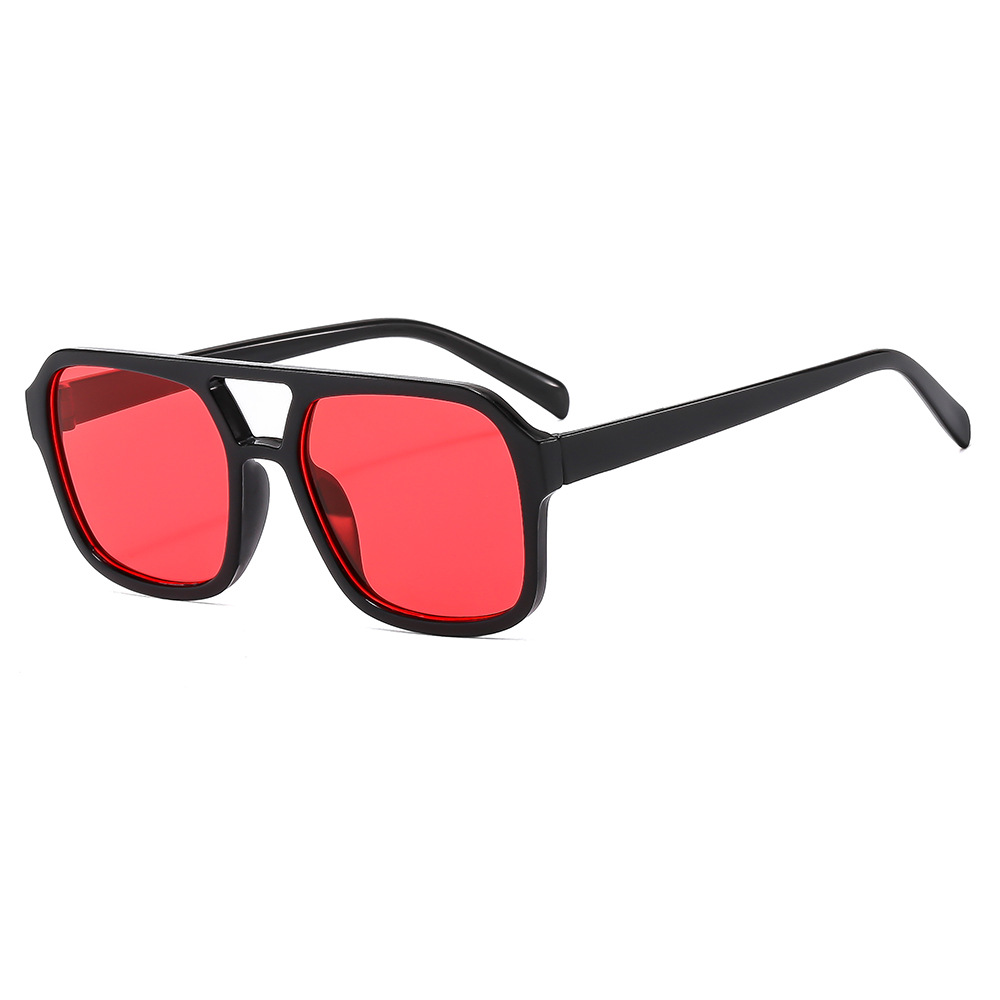 2023 New Style Sunglasses Square Distinctive Korean Style Trendy Sunglasses Retro High-end Anti-UV Ins Didi