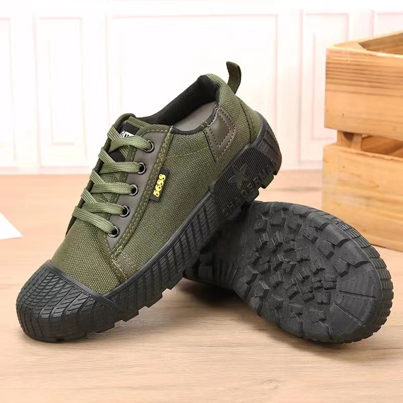 Spring release shoes new casual canvas breathable outdoor site wear-resistant labor protection a generation of wholesale