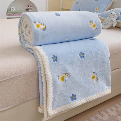 ins thin blanket office nap blanket autumn and winter lunch break leg cover shawl air conditioning blanket sofa blanket small blanket