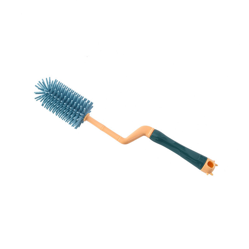 Xierbao brand rotating milk bottle brush suit milk bottle water Cup cleaning brush bottle brush nipple brush two-piece set 9427