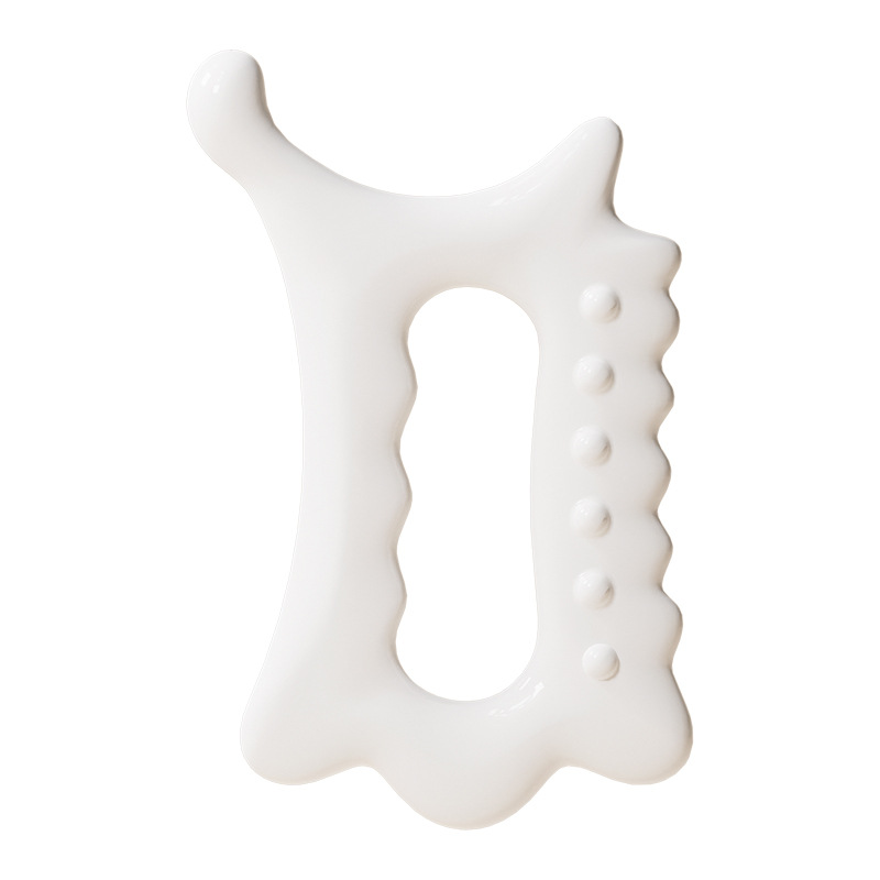 Body Scraping Non-Ceramic Facial Sand Tendons Eye Acupoint Massage Stick Body Carving with Vein Meridian Brush Belly Pushing Scraper