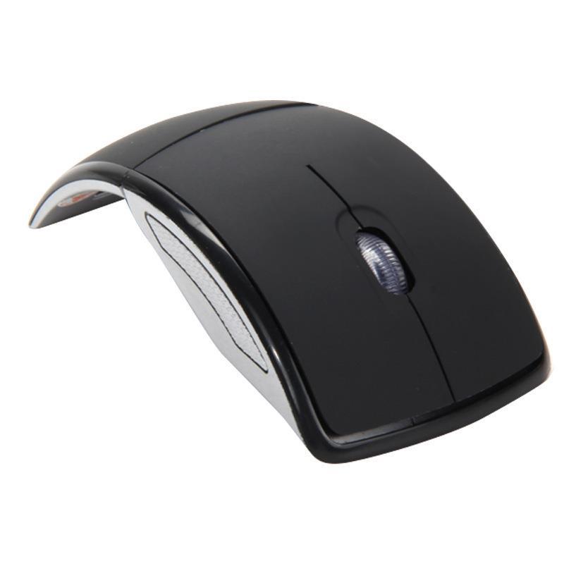 Cross-border shrimp skin Bluetooth 2.4G folding wireless mouse fashion thin laptop accessories spot generation