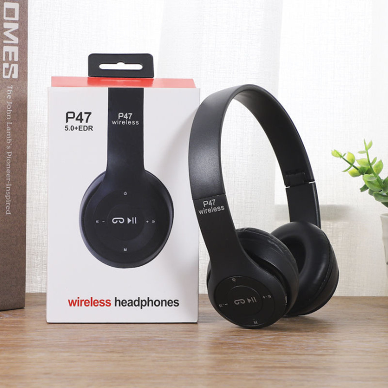 Headset P47 Bluetooth Headset P9 p47M Foldable Subwoofer Foreign Trade Gift Wireless Sports Bluetooth Headset