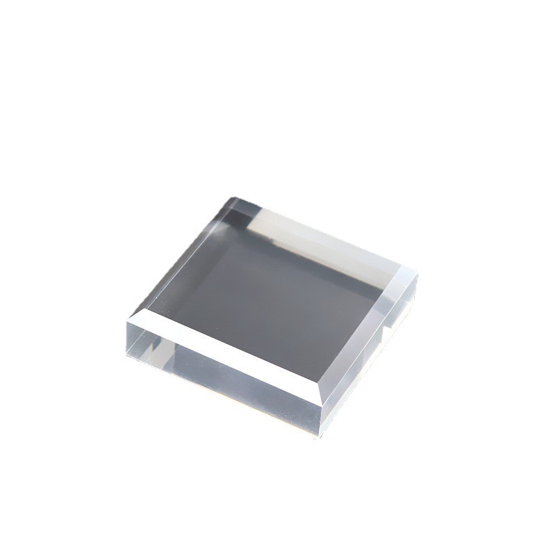 Transparent acrylic cosmetics square display stand Crystal display stand jewelry display stand