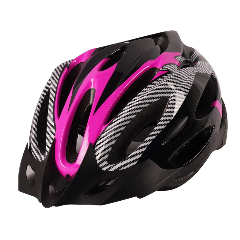 ヘルメットに乗るマウンテンバイクに乗るヘルメットは一体成型マウンテンロードの自転車ヘルメットを模倣しています。|undefined