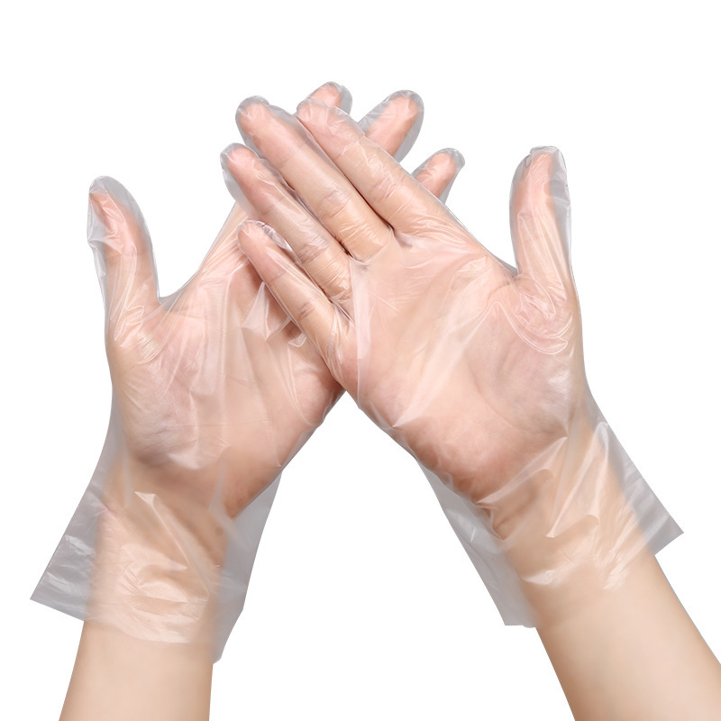 Food grade disposable tpe gloves thickened household cleaning protection 100 PCs boxed labor protection disposable gloves