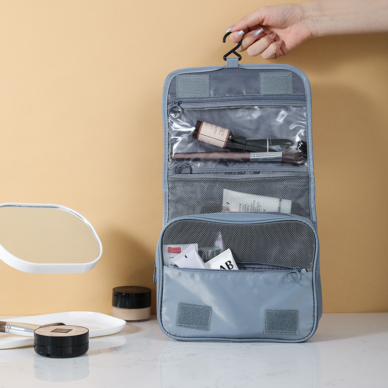 Travel hook wash bag wholesale wash cosmetic bag portable large capacity Men's washing and protection wet and dry separation portable