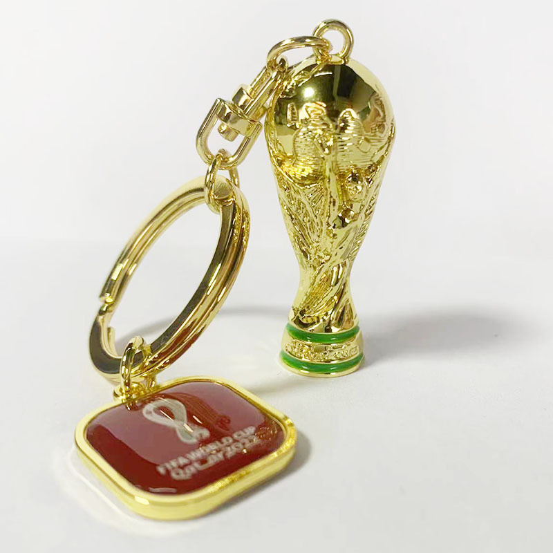 Mini Football Cup Pendant Keychain Bag Hanging World Cup Souvenirs Small Gifts for Boys Fans