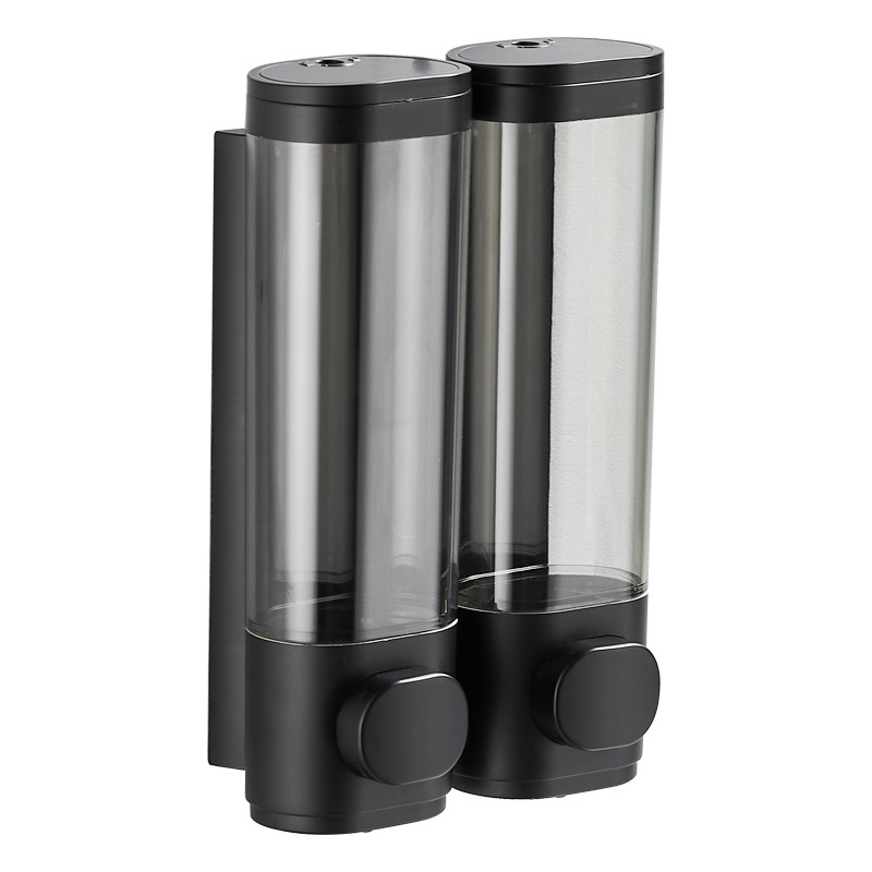 Punch-free wall-mounted manual soap dispenser hand sanitizer Wall hanger press bottle hotel shampoo shower gel box