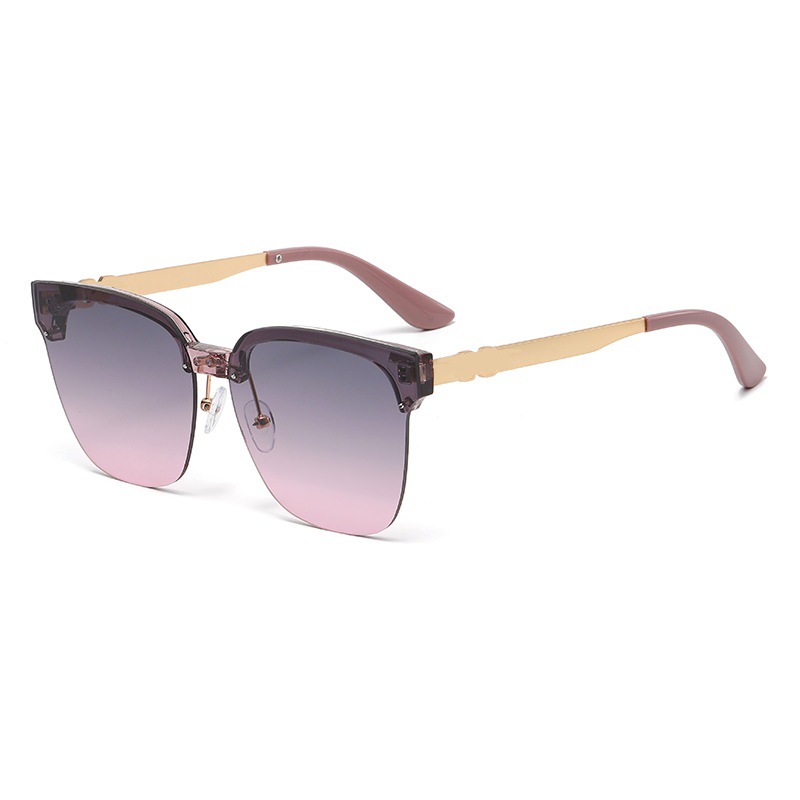 2023 new fashion ins Wind sunglasses UV protection ultra light sunglasses half frame glasses unisex wholesale