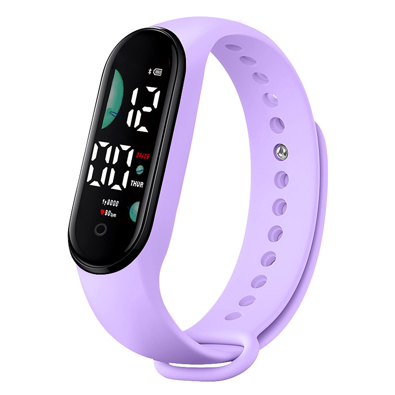 New simple electronic watch wholesale macaron men and women Fashion children's bracelet sports waterproof student electronic watch