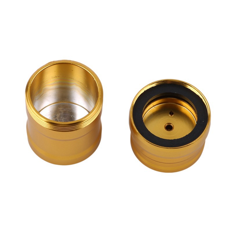 Mini Portable metal alcohol lamp aluminum alloy alcohol lamp portable metal projectile large capacity alcohol lamp with Wick