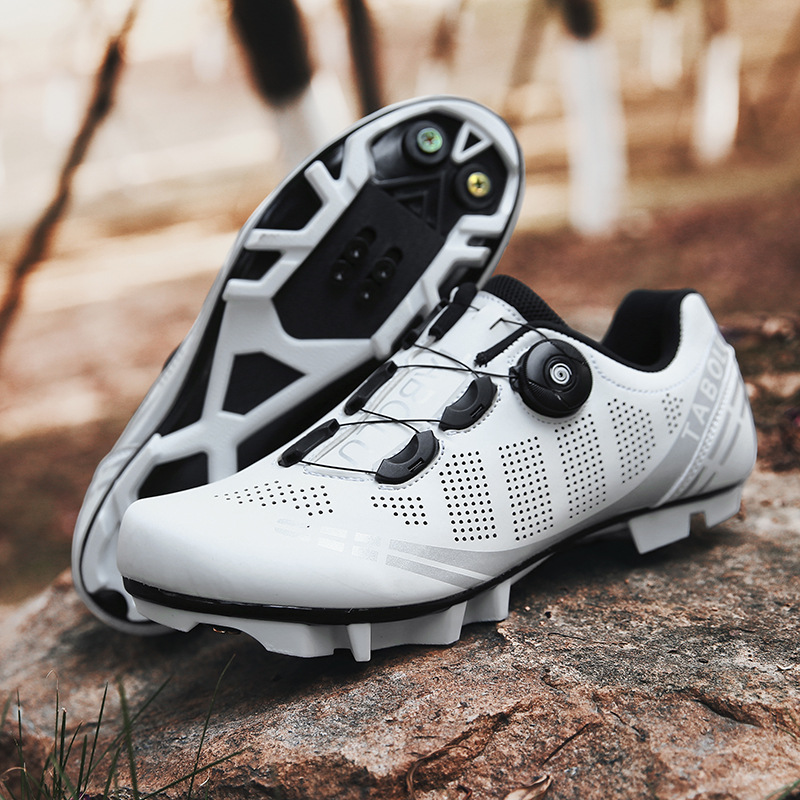Cross-border Lock-free Power-assisted Cycling Shoes Casual Breathable Buckle Cycling Shoes for Men and Women Highway Mountain Self-propelled