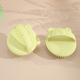 Bear silicone shampoo brush-linen yellow
