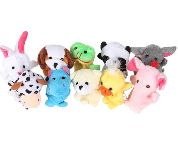 10/set of small animal finger doll cute children's toy finger doll (order by multiples of 10)