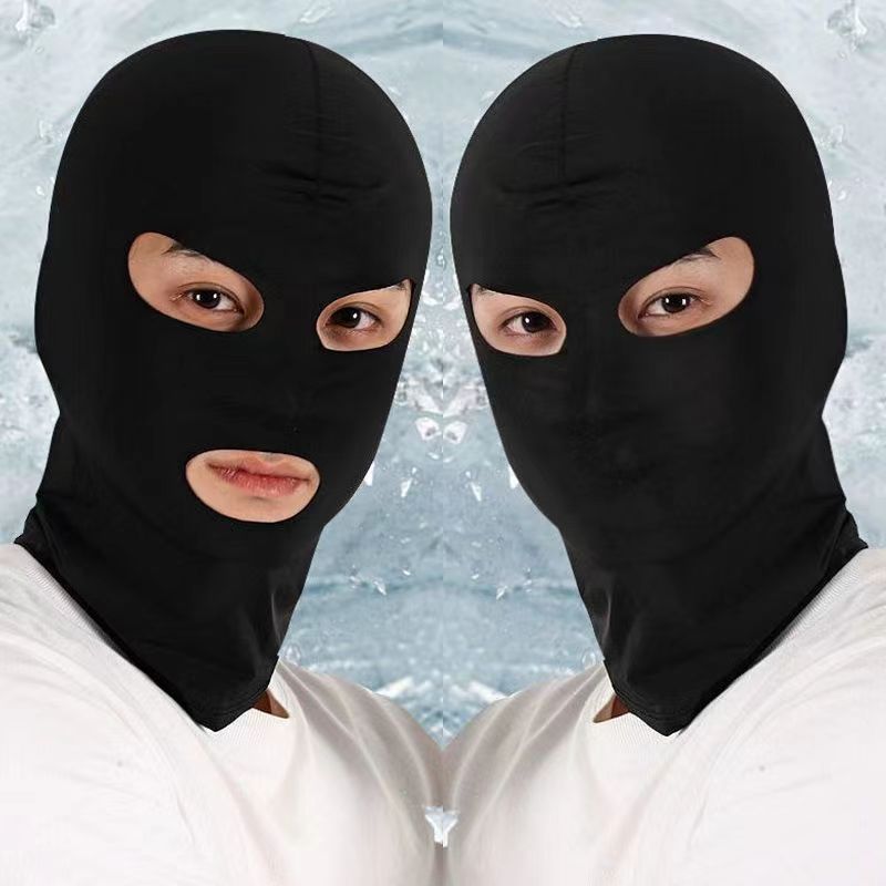 Summer Outdoor Sports Riding Headgear Ice Silk Sun Protection Mask Bicycle Motorcycle Windproof Dustproof Masked Headgear