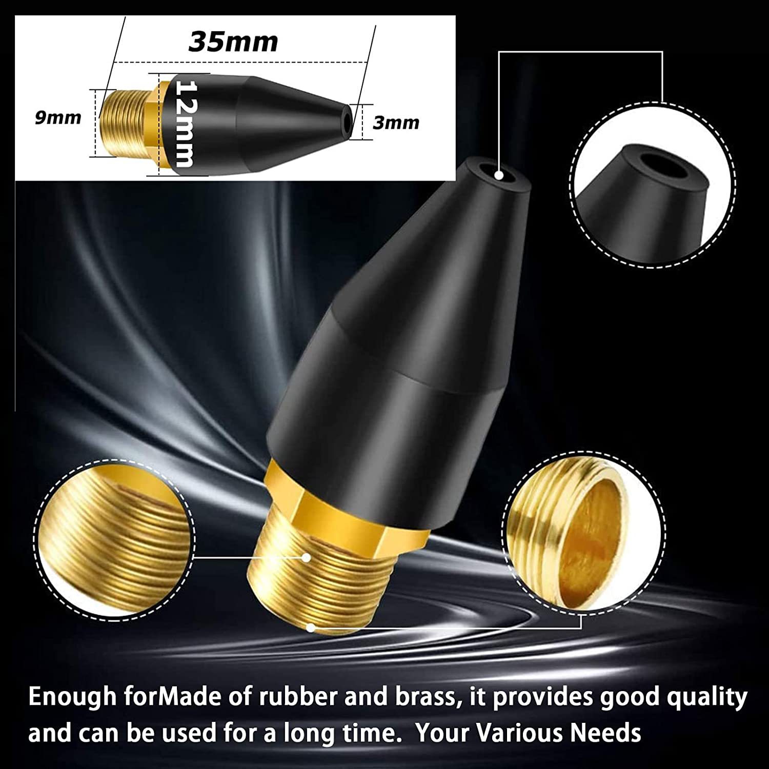 Supply pneumatic tools accessories rubber nozzle safety air nozzle zinc alloy air nozzle air gun nozzle