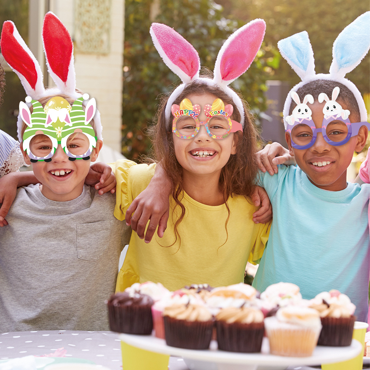 European and American Easter theme birthday glasses props funny atmosphere ins decoration party party scene layout