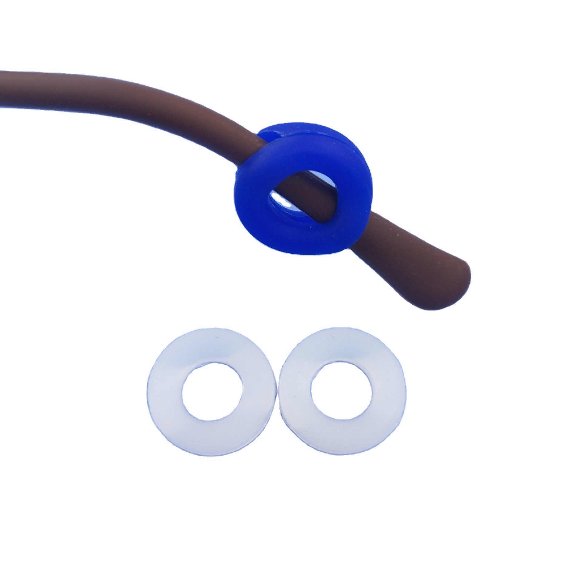 Environmental protection round silicone glasses slip cover off ear hook ear hook outdoor accessories accessories