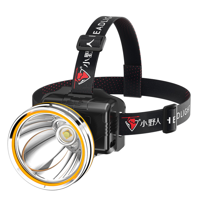 Remote head-mounted safety helmet fixed focus miner's lamp wholesale LED charging outdoor emergency headlight strong light factory generation