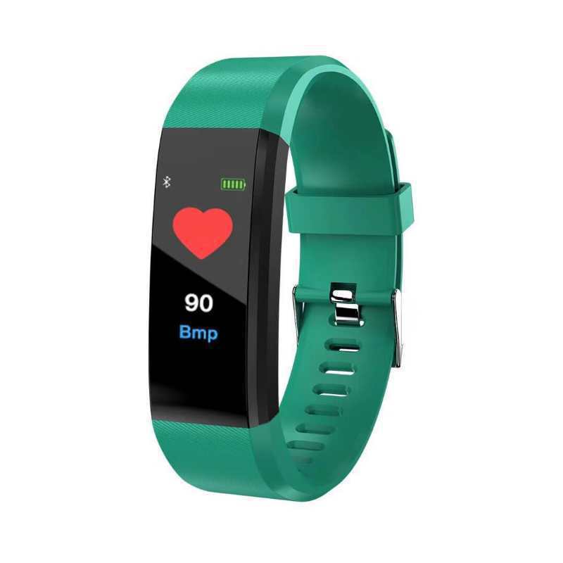 115plus Bluetooth Sports smart bracelet waterproof heart rate meter step adult blood pressure electronic bracelet monitoring cross-border