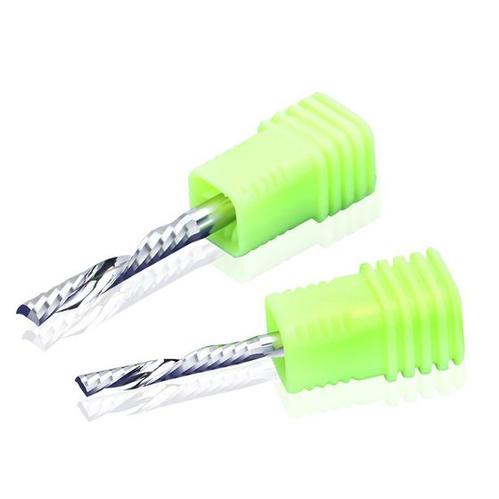 3.175mm single-edged left-handed tungsten steel milling cutter woodworking acrylic CNC machine tool tool engraving tool