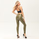 European and American Cross-border Amazon PU Leather Pants Women's 2024 Autumn and Winter New Color High Waist Tight Slimming Outer Wear Leggings
