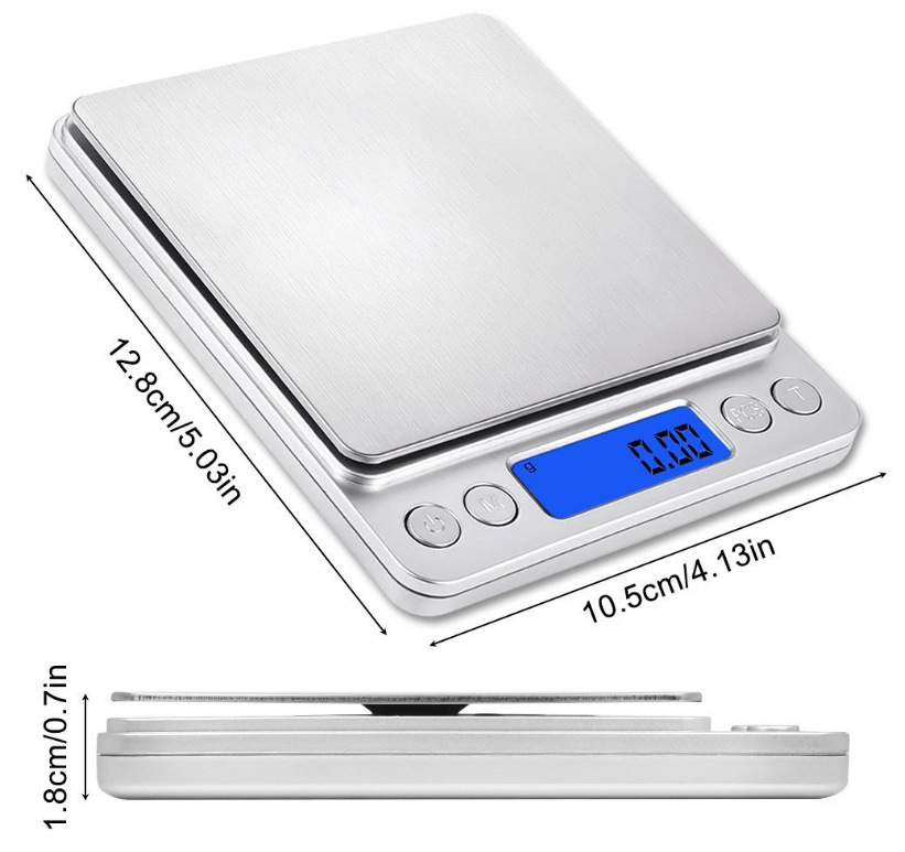Wholesaler Household Hand Coffee Scale Timing Electronic Scale Kitchen Mini Precision Timing Scale