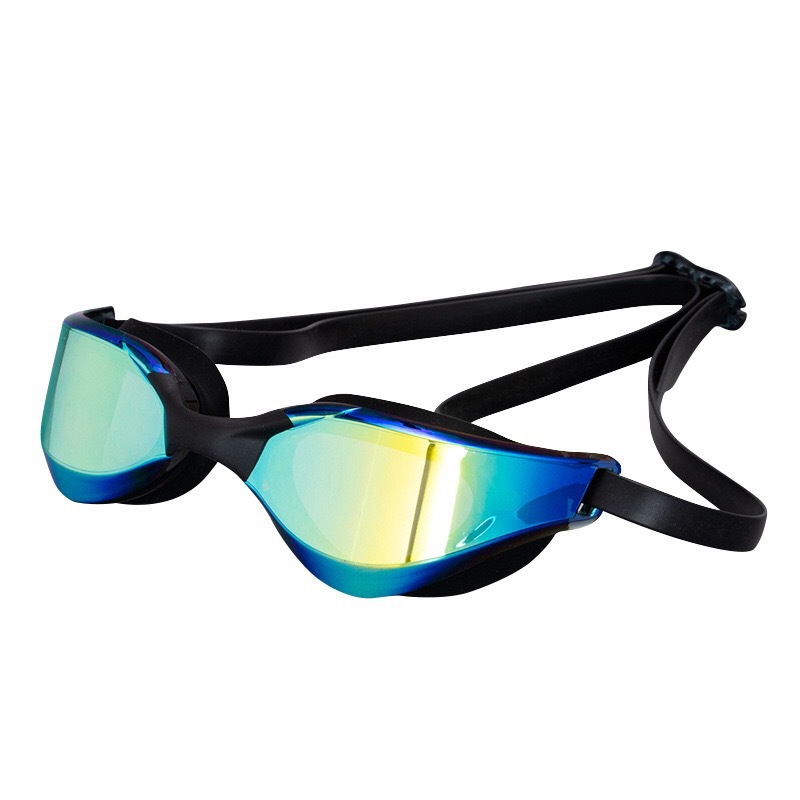Adult Anti-fog Swimming Goggles Professional Racing Swimming Goggles for Competition Training Comfortable Silicone HD Waterproof Electroplated Glasses