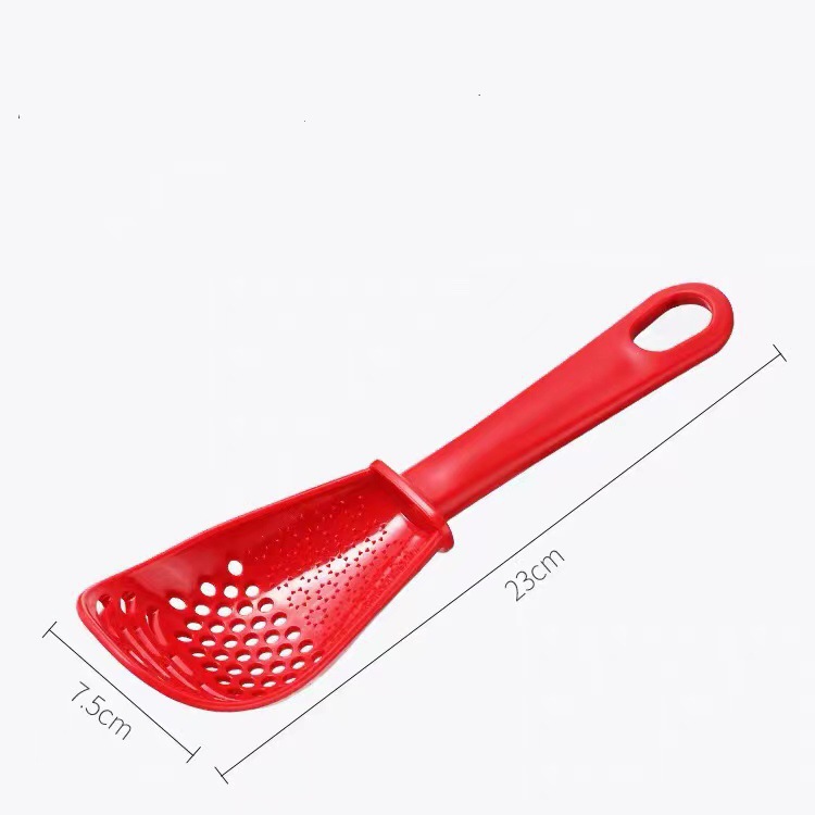 Kitchen multi-functional grinding spoon mash draining colander ginger garlic spoon household mashed potatoes serving rice spoon