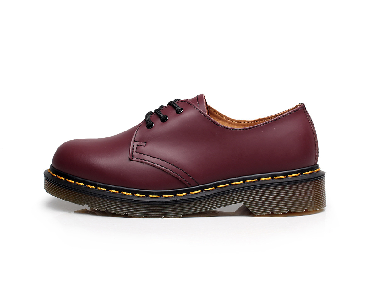 2020 Spring Cross-border Large Size 1461 Martin Shoes British Style All-match Business Men's Shoes Couple Tooling Shoes Genuine Leather