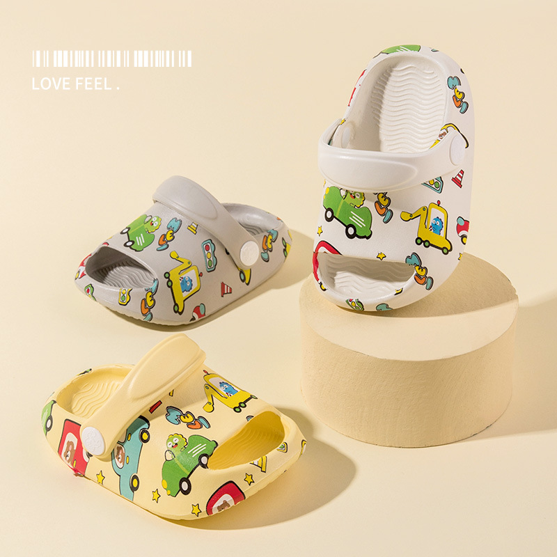 Summer New Children's Cave Shoes Boys and Girls Cartoon Printed Soft Sole Indoor and Outdoor Sandals Sandals Wholesale
