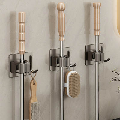 wall hooks for brooms and mops