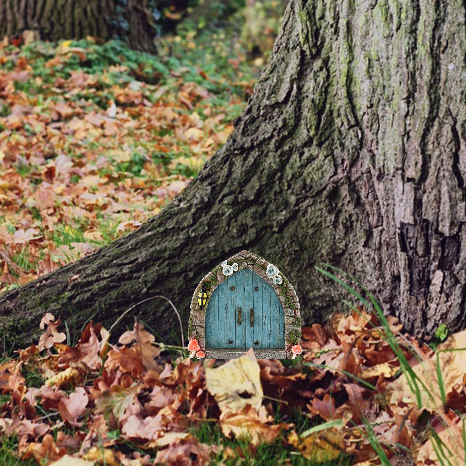 Elf Fairy Door Fairy Door Courtyard Wooden Tree Decoration Wooden Ornaments Garden Decorations Crafts