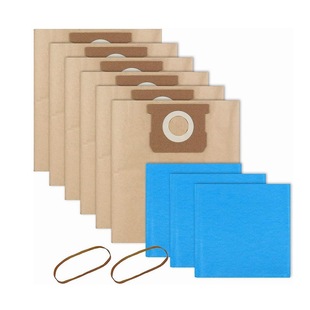 Fit Stanley 5-6 Gallon vacuum cleaner accessories paper bag blue cloth bag rubber band suit dust bag