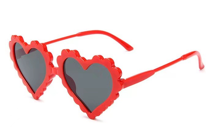 ins Korean-style children's sunglasses Joker love sunglasses for boys and girls baby anti-ultraviolet glasses Net red wholesale