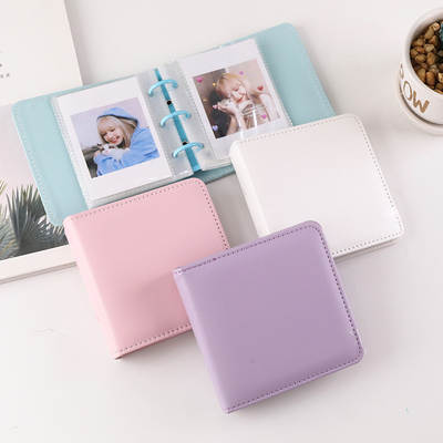 Wholesale supply of healing leather mini mini binder trf diary ins photo album album Star chasing