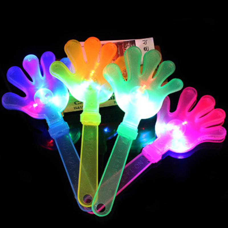 28 см большая светящаяся ручная игрушка концертная вспышка Palm Clapper пластиковые реквизиты для развеселения