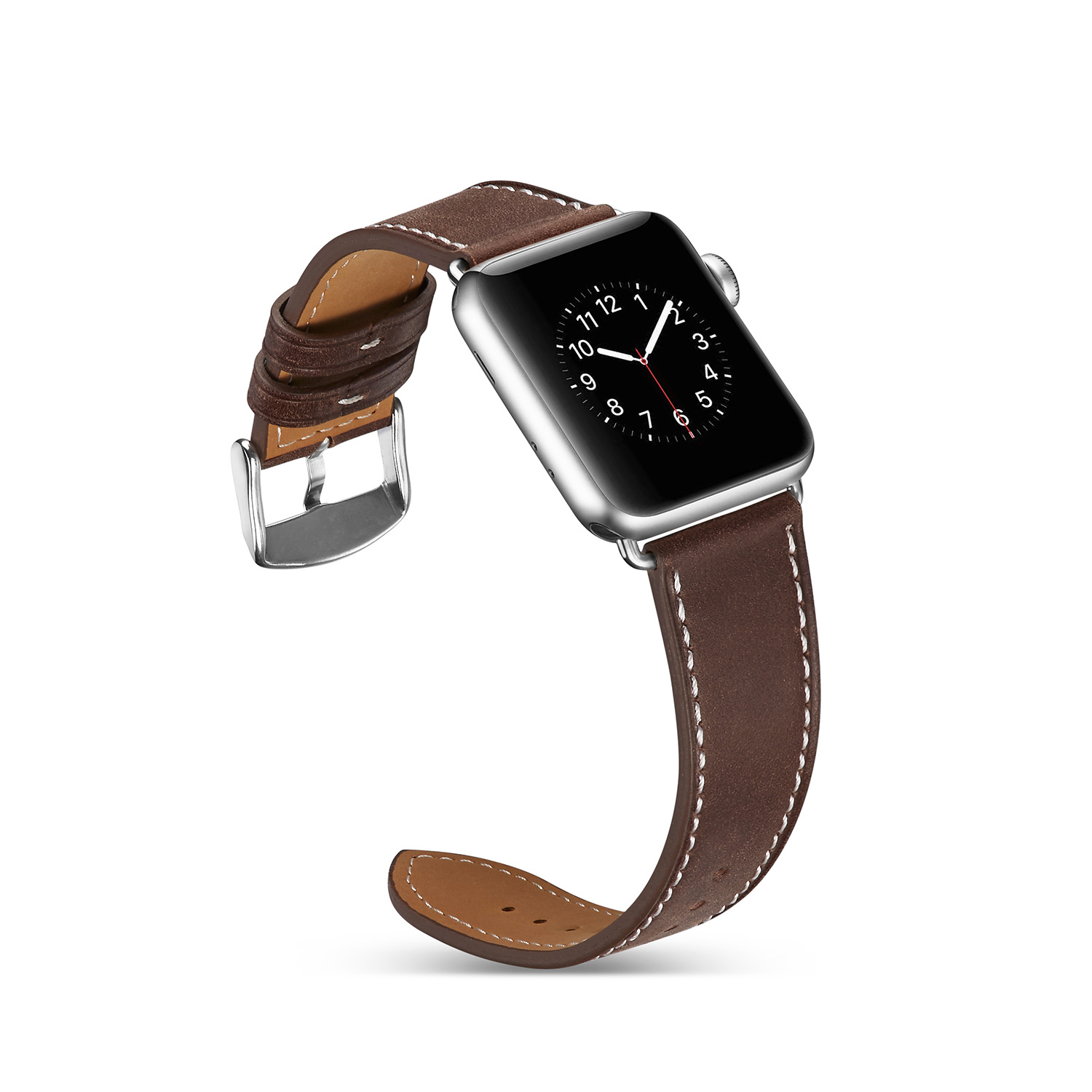 For apple watch Strap apple watch Leather Strap iwatch7654321 Top Layer Cowhide Strap